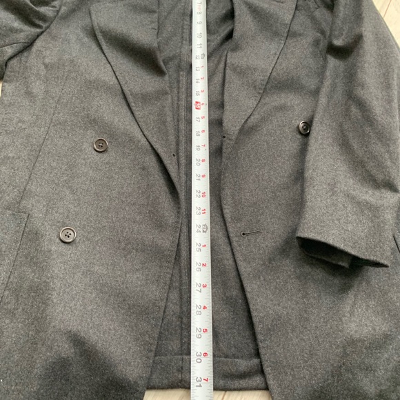 VINTAGE FENDI 100% CASHMERE men’s grey jacket MINT - Picture 15 of 15
